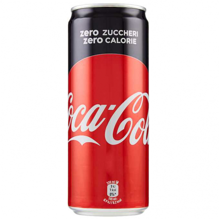 Coca Cola Zero 0,33 Lattina