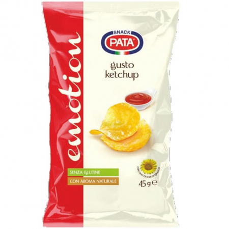 Patatine Pata Emotion gusto Ketchup Gr.45