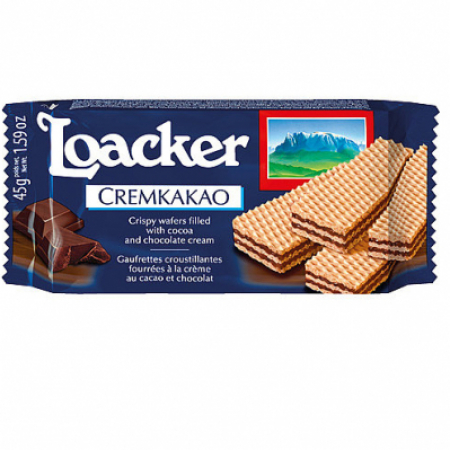 Loacker Wafers Cremkakao Gr.45
