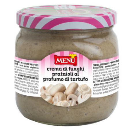 Crema di Funghi Prataioli al Profumo di Tartufo Menù Gr.770