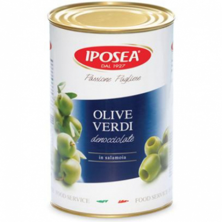 Olive Verdi Denocciolate Iposea Kg.4,2
