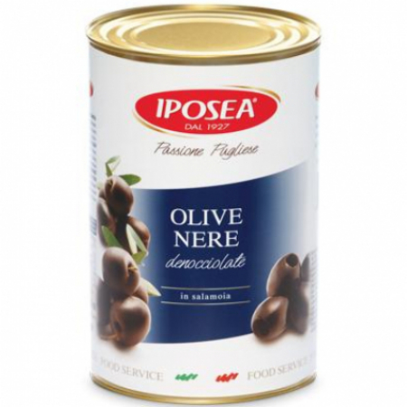 Olive Nere Denocciolate Iposea Kg.4,2